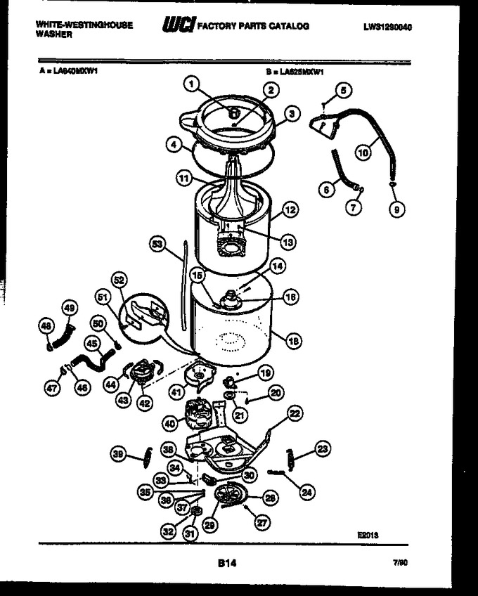 Diagram for LA625MXW1