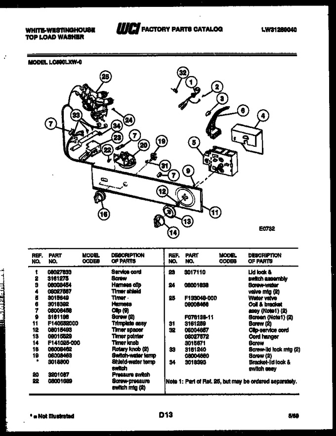Diagram for LC590LXD0