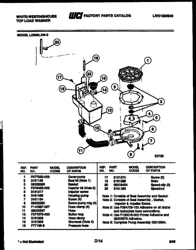 Diagram for LC590LXD0