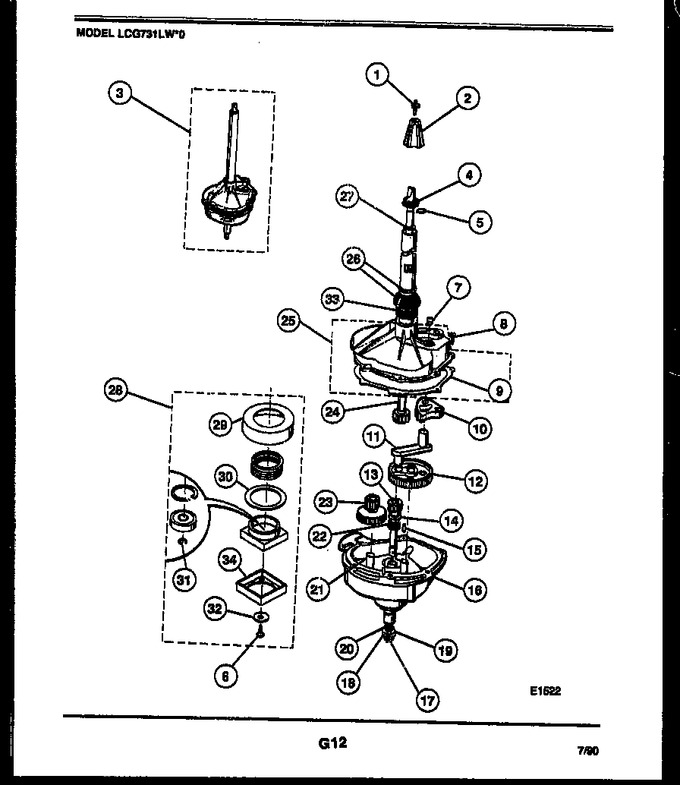 Diagram for LCG731LW0