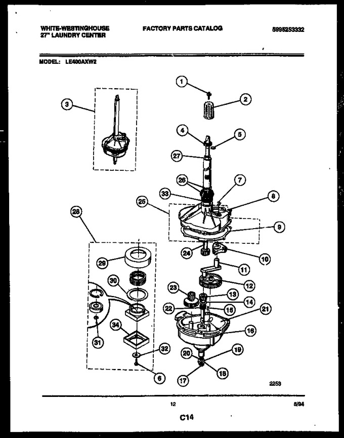 Diagram for LE400AXW2