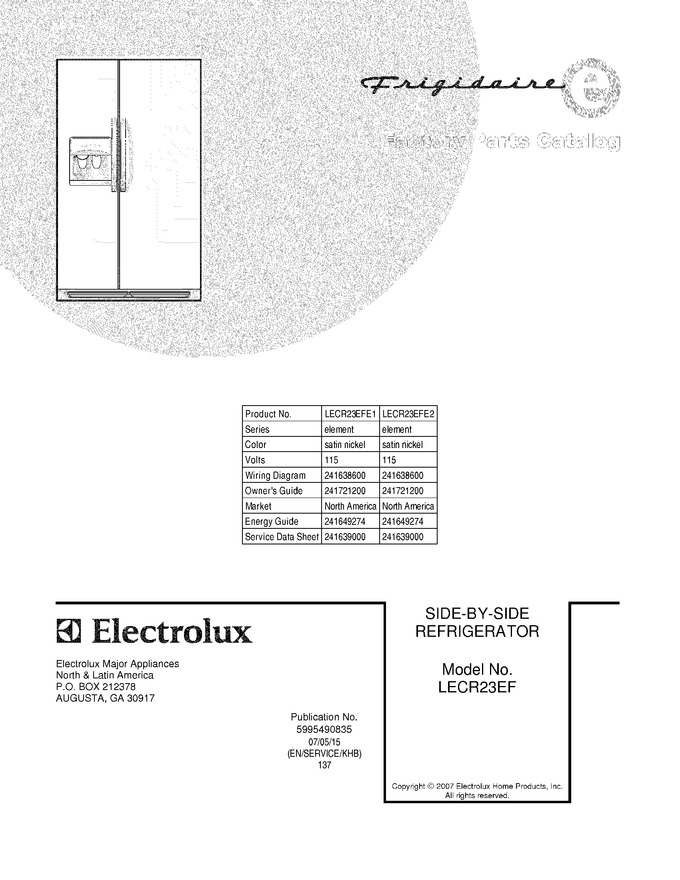 Diagram for LECR23EFE1