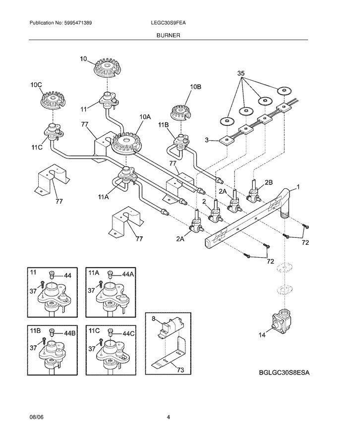 Diagram for LEGC30S9FEA