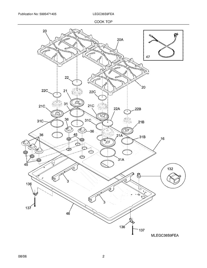 Diagram for LEGC36S9FEA