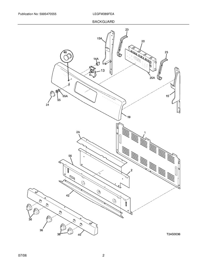 Diagram for LEGFM389FEA