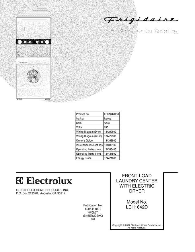 Diagram for LEH1642DS0