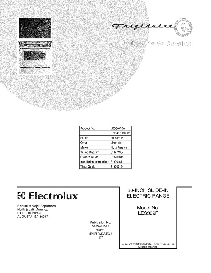 Diagram for LES389FEA