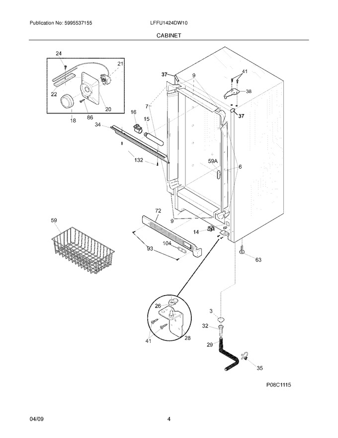 Diagram for LFFU1424DW10