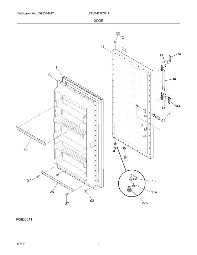 Diagram for LFFU1424DW11