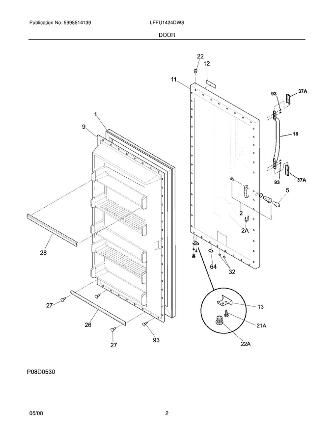 Diagram for LFFU1424DW8