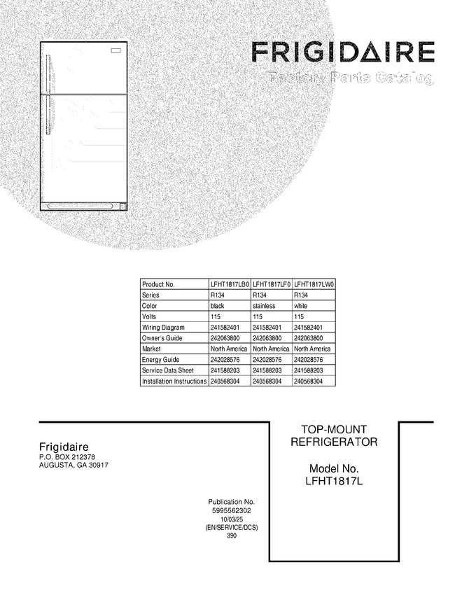 Diagram for LFHT1817LB0