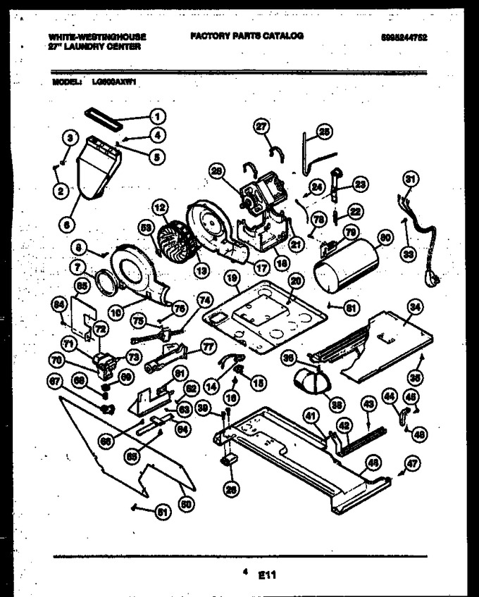 Diagram for LG600AXD1