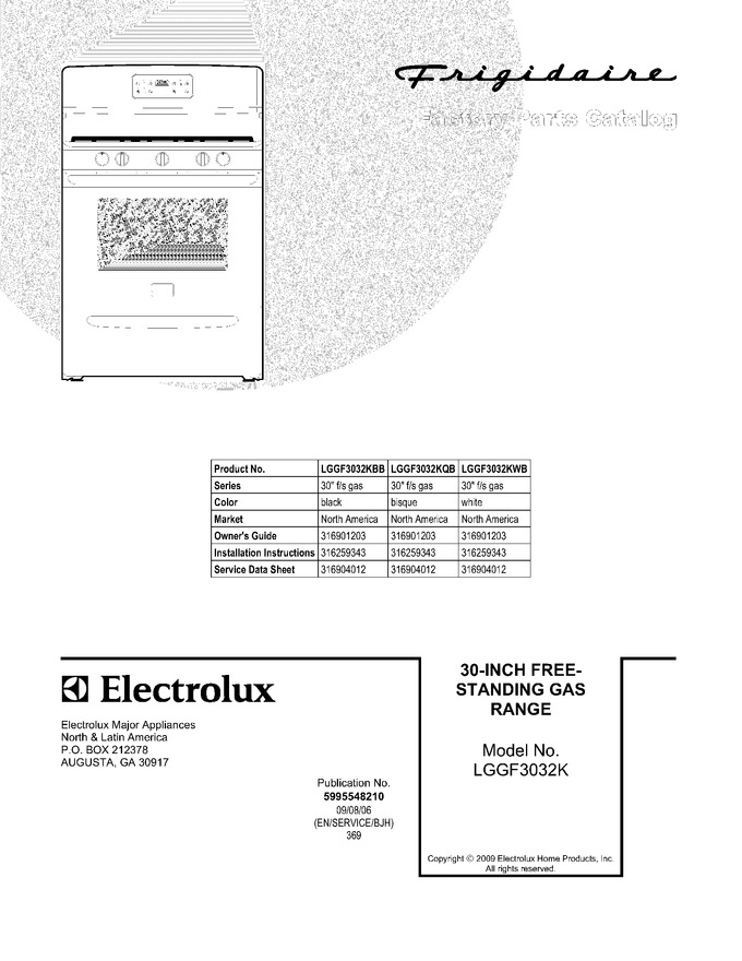 Diagram for LGGF3032KWB