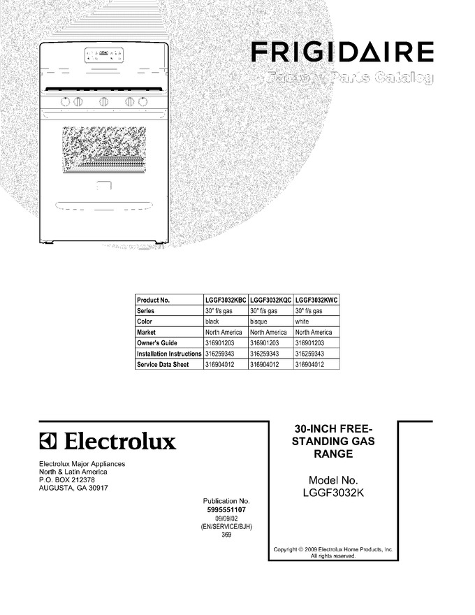 Diagram for LGGF3032KWC