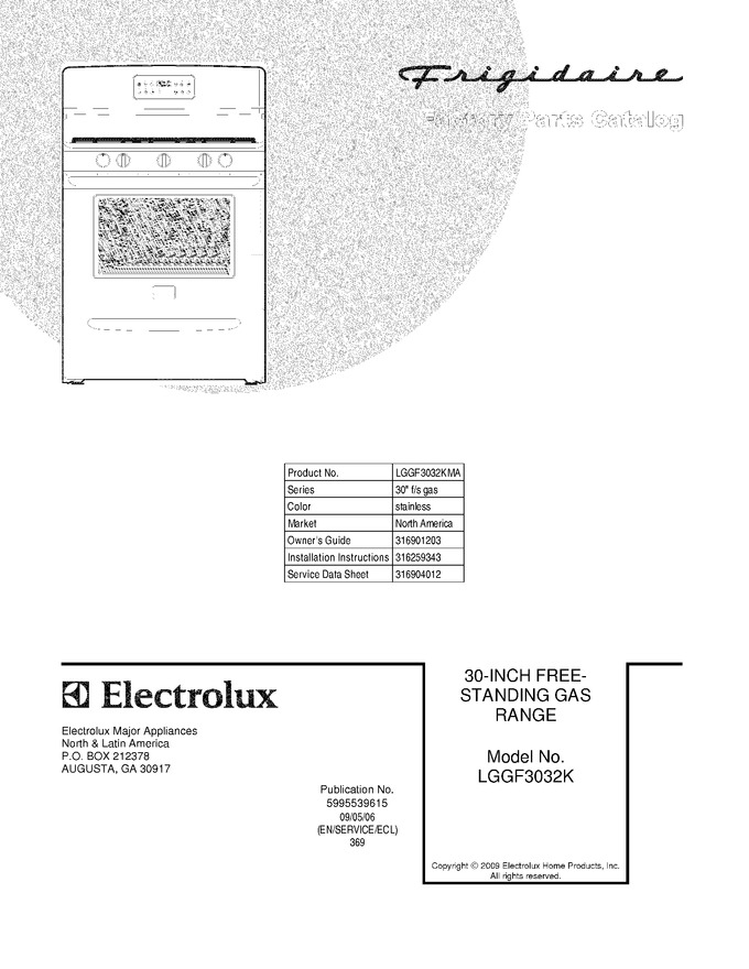 Diagram for LGGF3032KMA