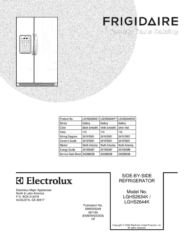 Diagram for LGHS2634KE1