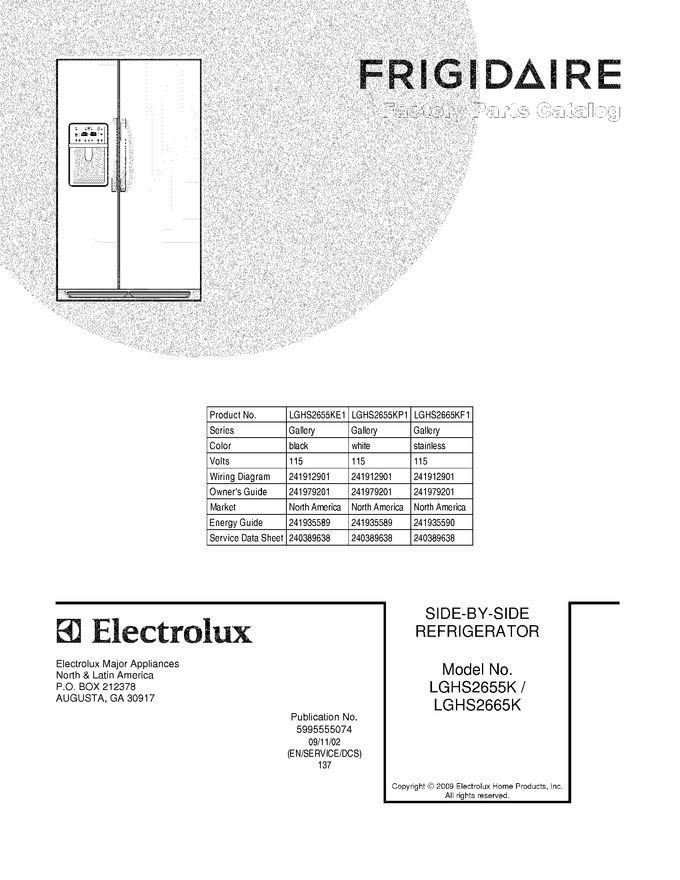Diagram for LGHS2665KF1