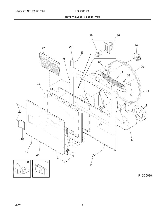 Diagram for LGQ642DS0