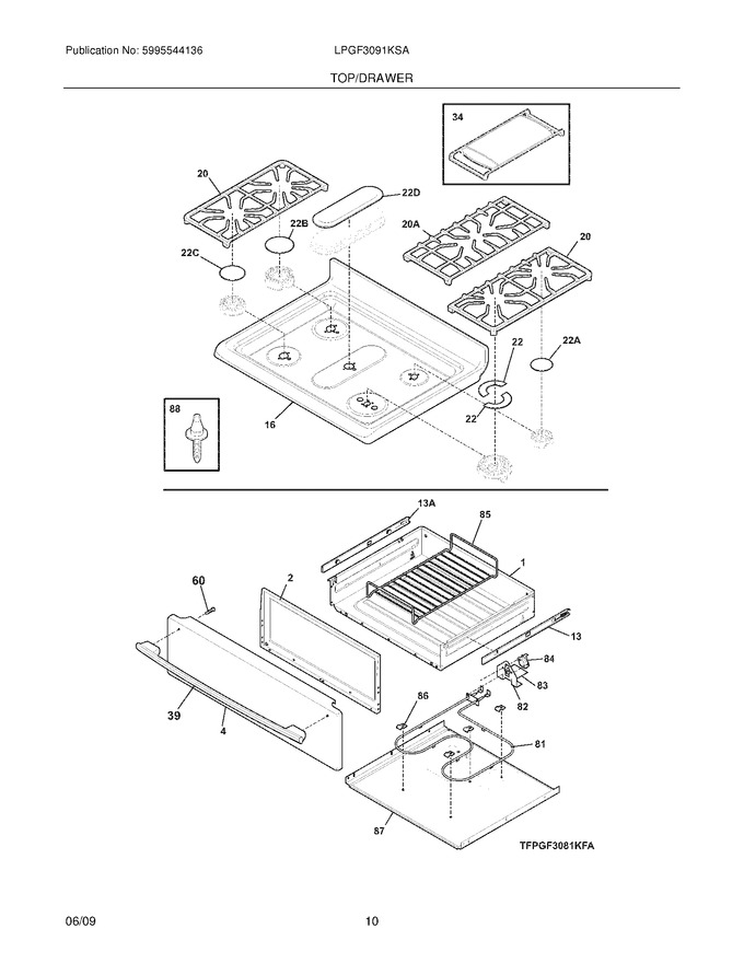 Diagram for LPGF3091KSA