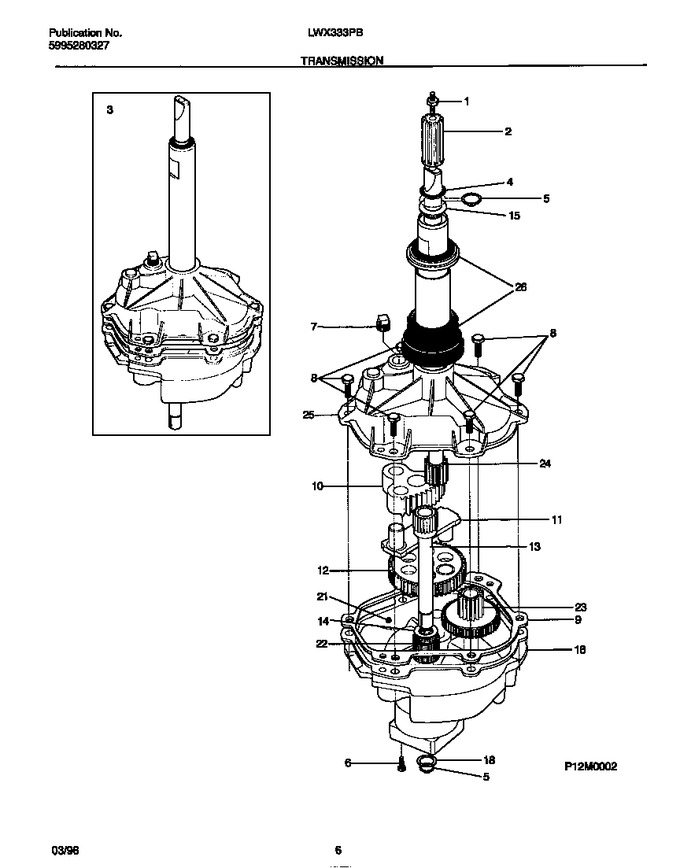 Diagram for LWX333PBW1