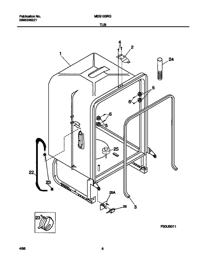 Diagram for MDB100RGW0