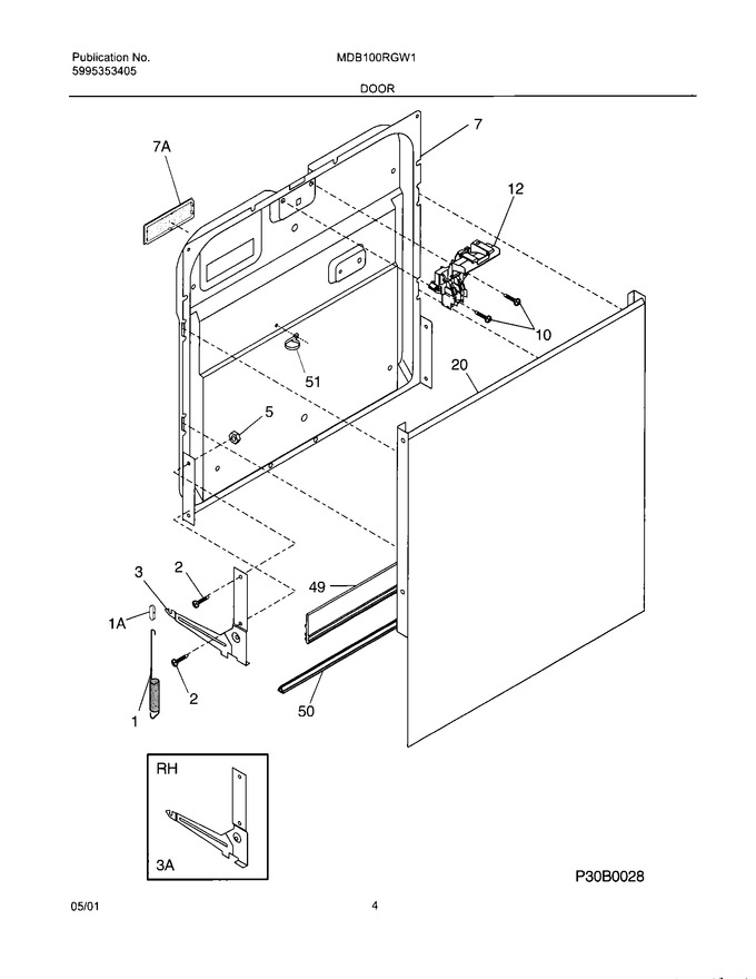 Diagram for MDB100RGW1