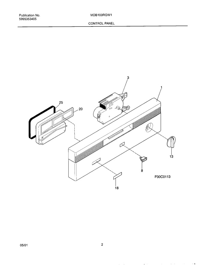 Diagram for MDB100RGW1