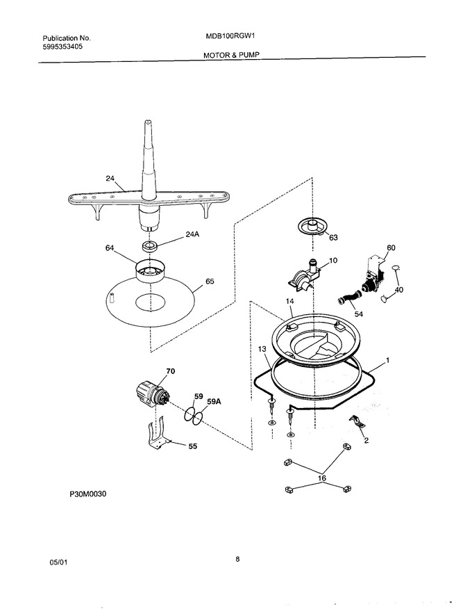 Diagram for MDB100RGW1
