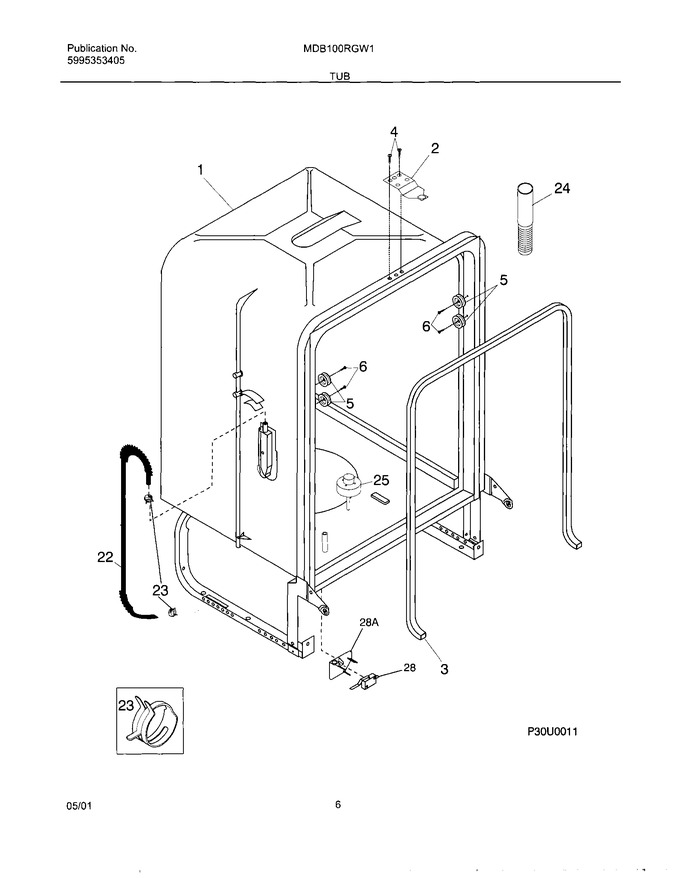 Diagram for MDB100RGW1