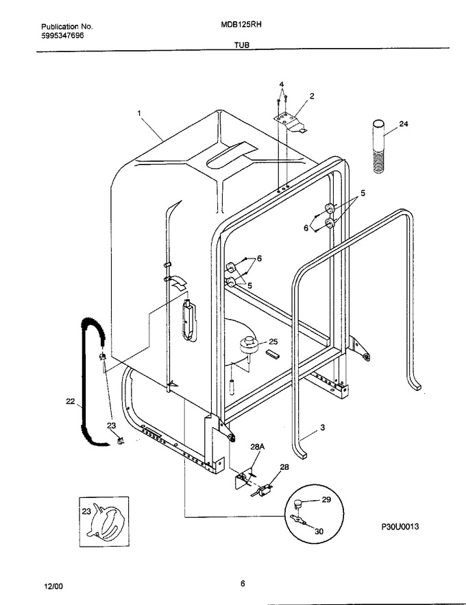 Diagram for MDB125RHS1