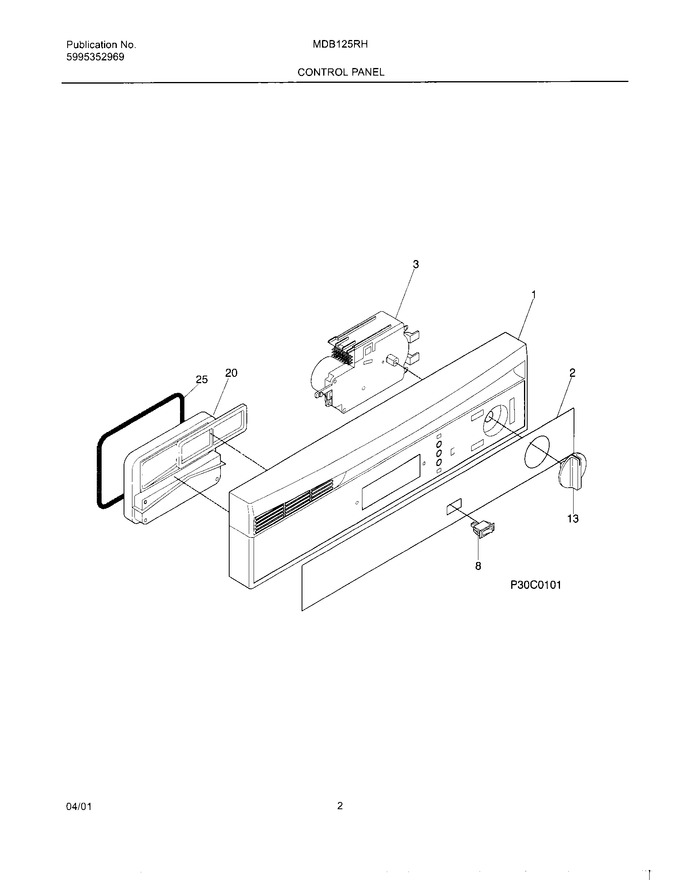 Diagram for MDB125RHS2