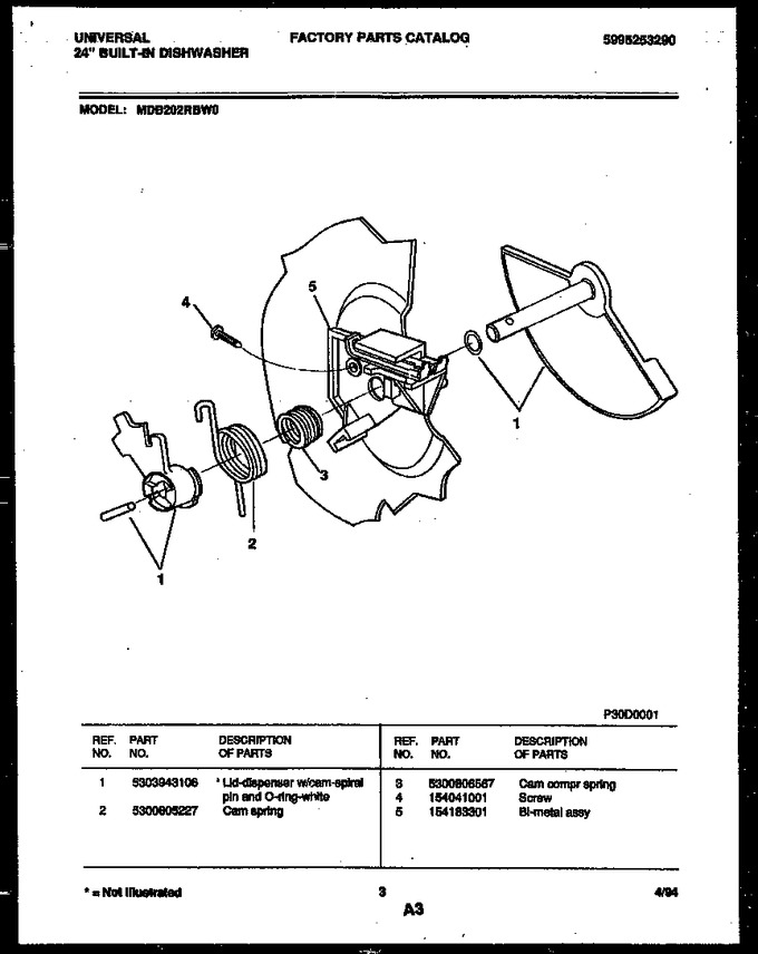 Diagram for MDB202RBW0