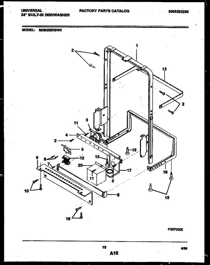 Diagram for MDB202RBW0