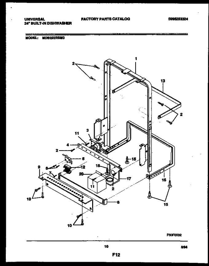 Diagram for MDB222RBM0