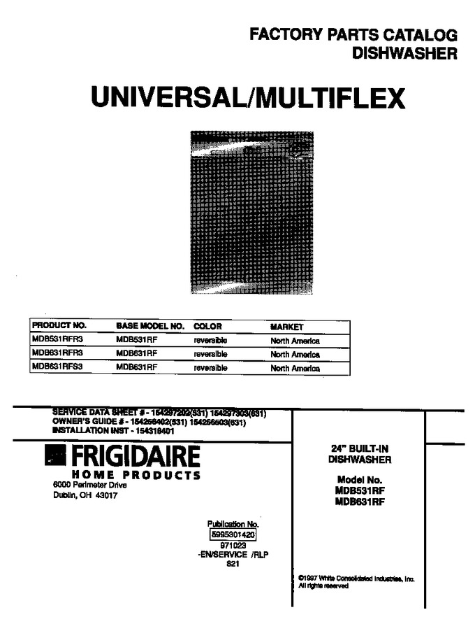 Diagram for MDB631RFS3