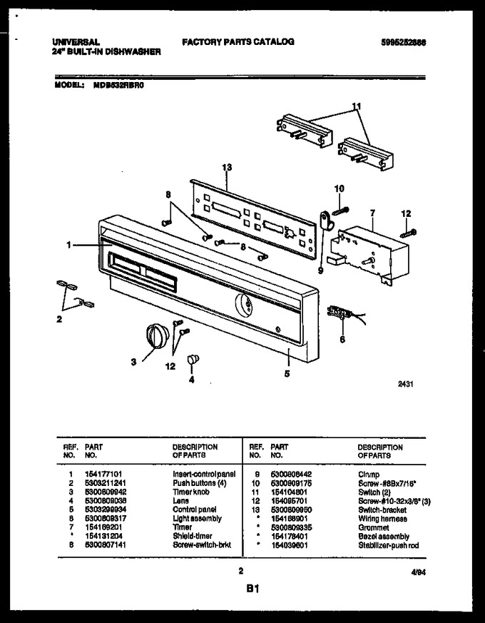 Diagram for MDB532RB0