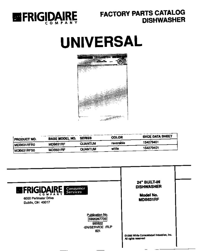 Diagram for MDB631RFR0