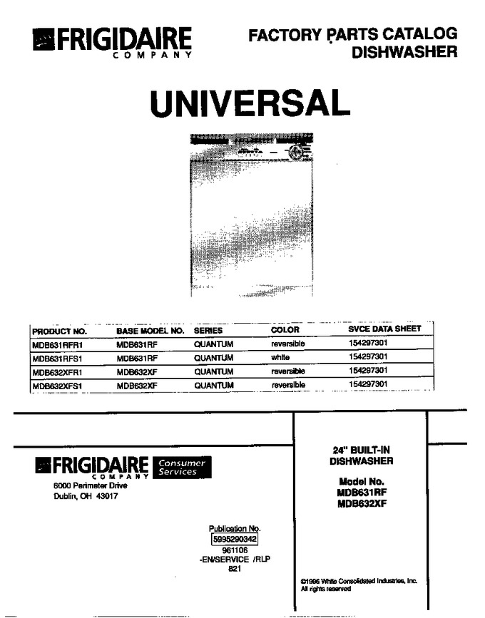Diagram for MDB631RFS1