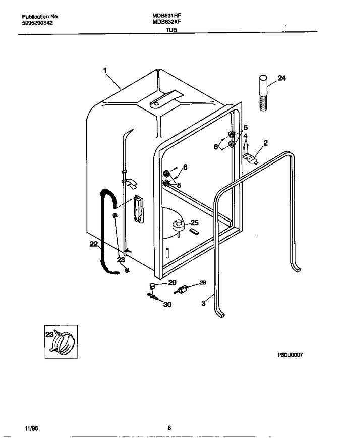Diagram for MDB631RFS1