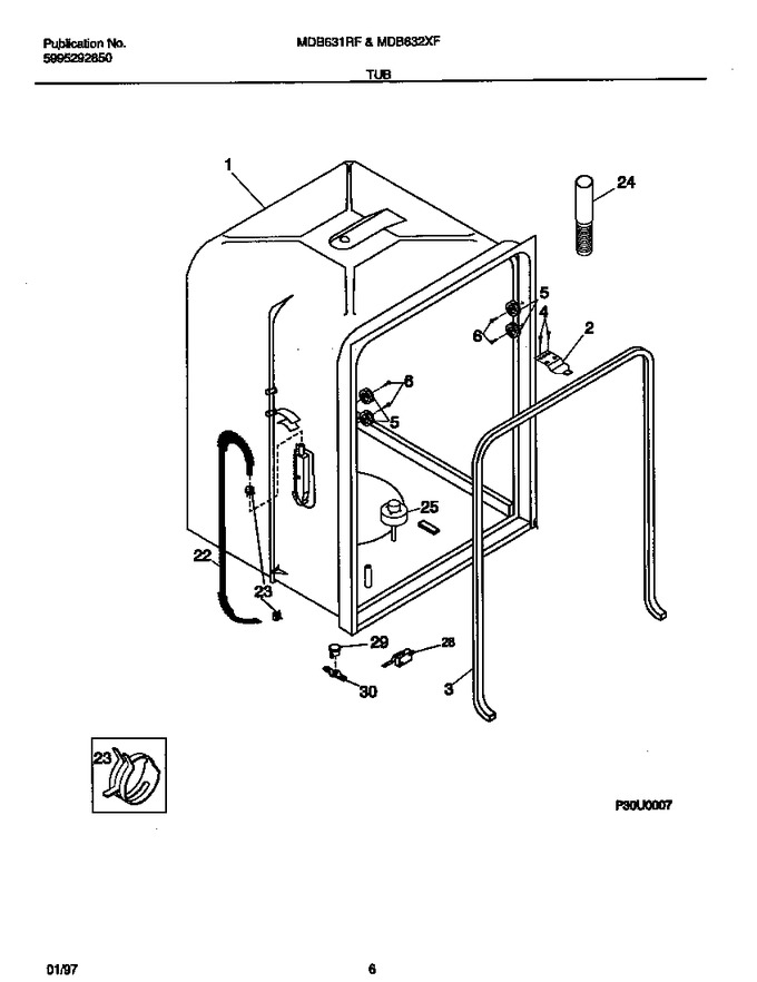 Diagram for MDB631RFS2