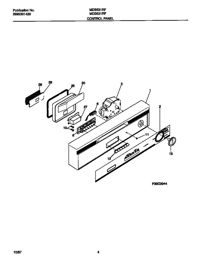 Diagram for MDB631RFS3