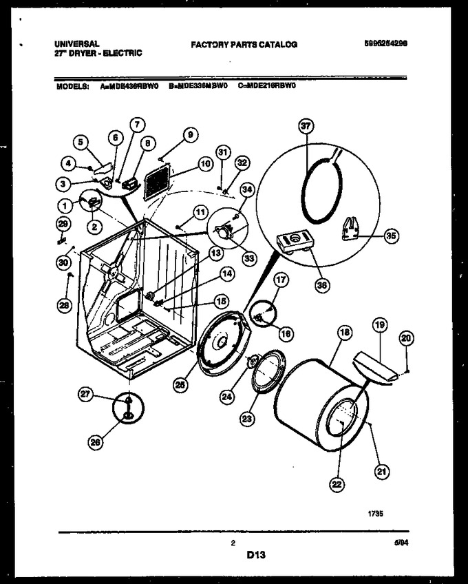 Diagram for MDE216RBD0