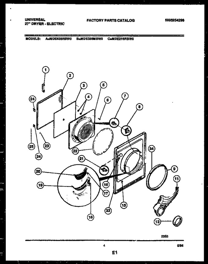 Diagram for MDE216RBD0