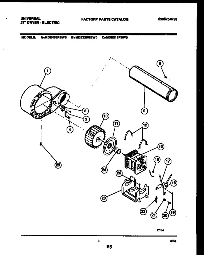 Diagram for MDE216RBD0