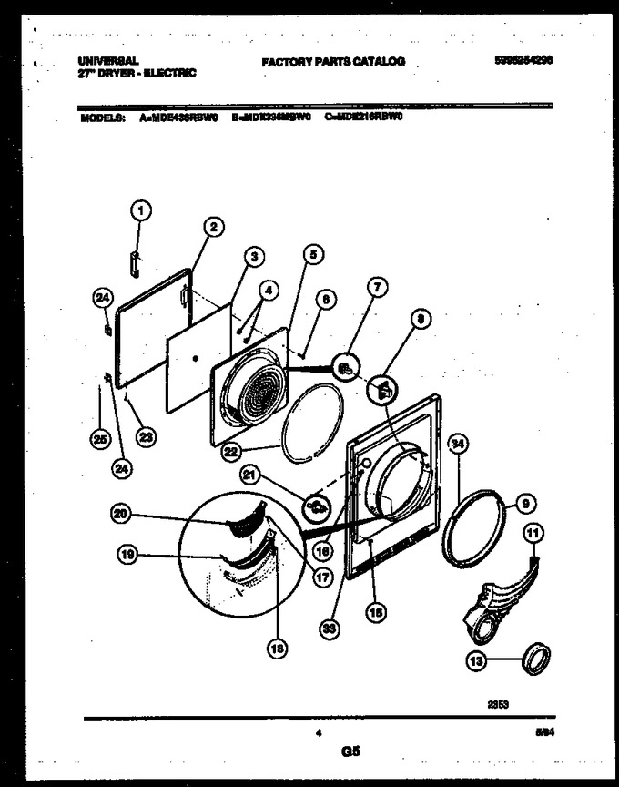 Diagram for MDE216RBWD0