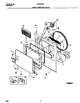 Diagram for 03 - Front Panel/lint Filter