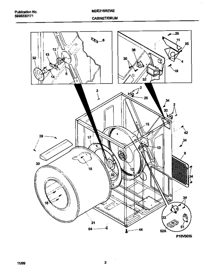 Diagram for MDE216REW2