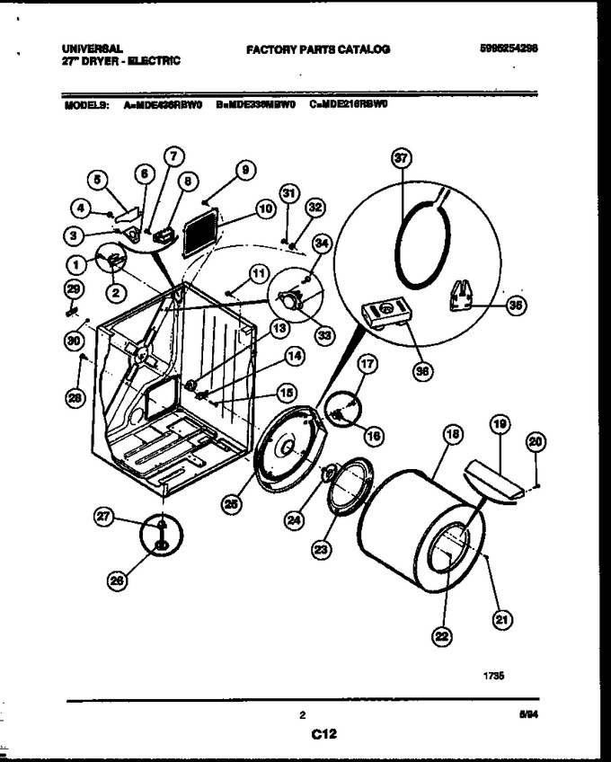 Diagram for MDE316RBD0