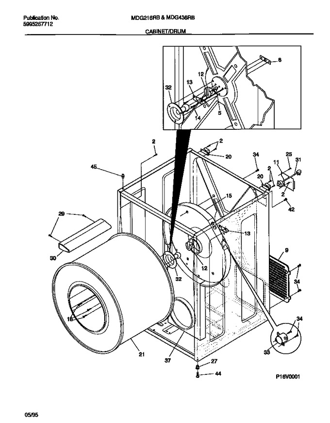 Diagram for MDG436RBW1
