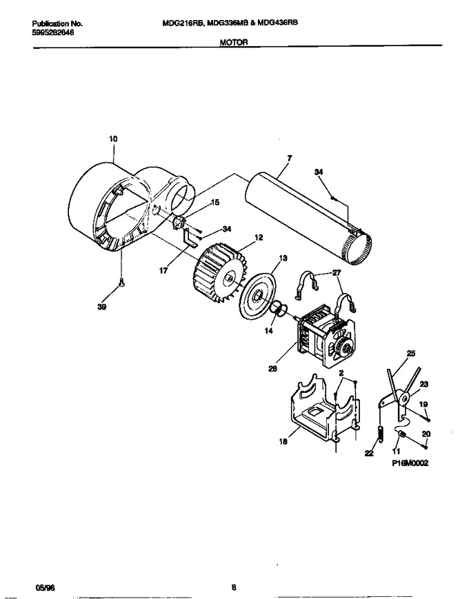 Diagram for MDG436RBW2